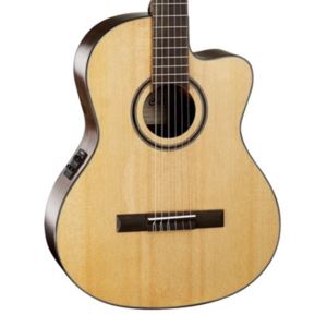 Violão Cort AC 160 CF Nat Clássico Eletroacústico Fishman e Bag