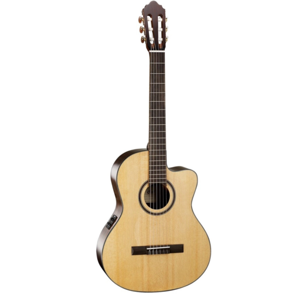 Violão Cort AC 160 CF Nat Clássico Eletroacústico Fishman e Bag