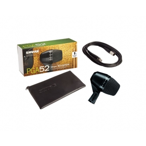 Microfone Shure PGA-52 XLR Dinâmico Cardioide para Bumbo