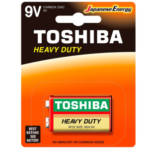 Bateria 9 V Toshiba Carbon Zinc 6 F 22 KG