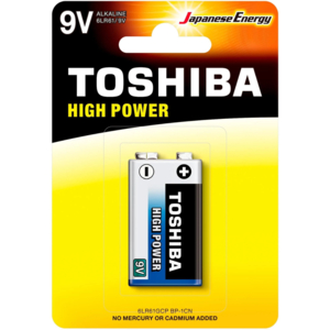 Bateria 9 V Toshiba 6 LR 61 GCP Alcalina