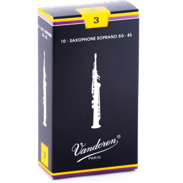 Palheta Vandoren Tradicional Sax Soprano SR-203 Nº 3