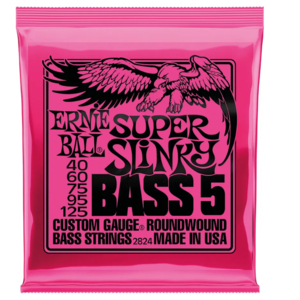 Encordoamento Ernie Ball .040 / 125 2824 5 C Super Slinky