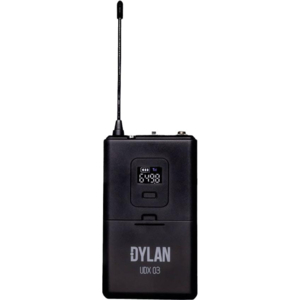 Microfone S/Fio Dylan UDX-03 Black 30 Canais UHF