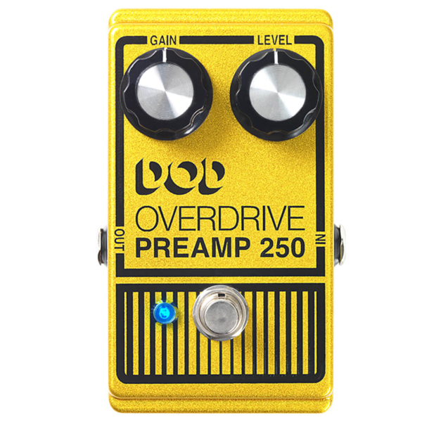 Pedal DOD Overdrive Preamp 250 Distortion + Boost