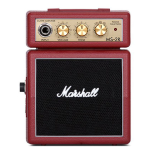 Cubo Guitarra Marshall Mini MS-2 Red