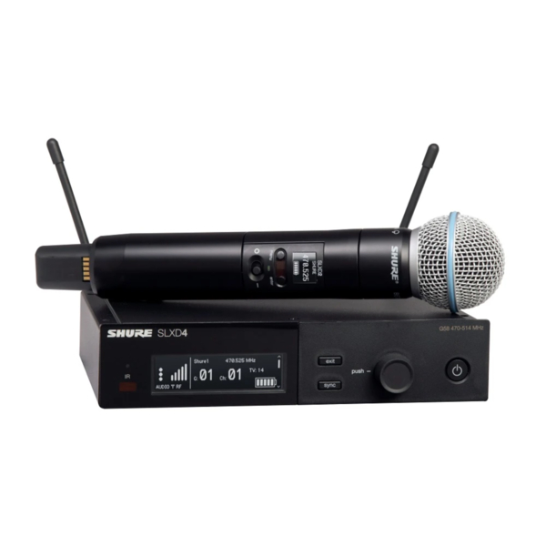 Sistema S/Fio Shure SLXD 24 Beta 58