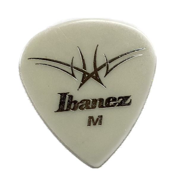 Palheta Ibanez CL16M WH Branca Média Short Teardrop Classic Pacote com 50 Unidades