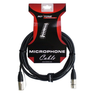 Cabo Microfone Roxtone DMXX200L5 - XLRM + XLRF 5M.