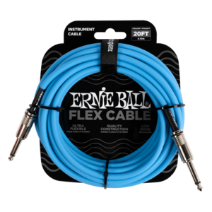 Cabo Instrumento Ernie Ball Flex 20 PO6417 6,09M R/R Blue