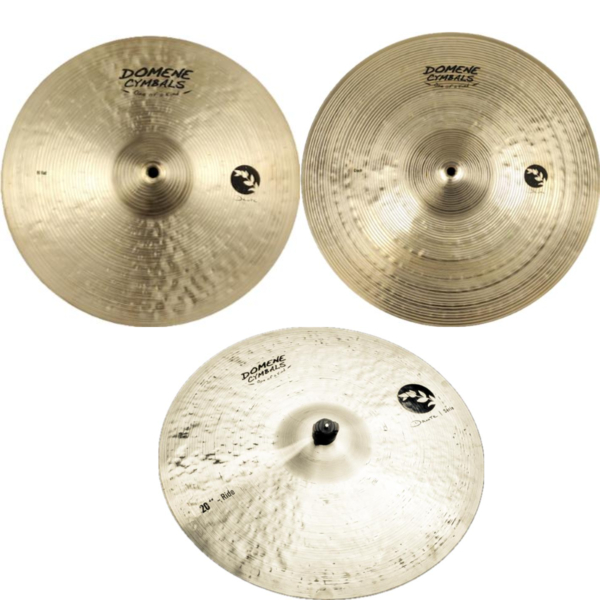 Kit Prato Domene Serie Dante KITDT Hi-Hat 14 Crash 16 Ride 20