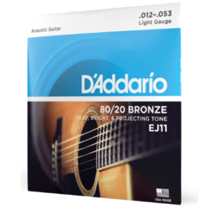 Encordoamento Violão DAddario EJ 11 Bronze .012