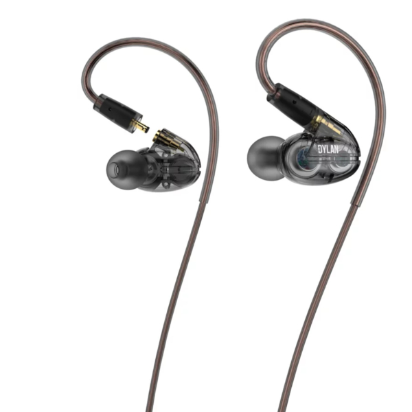 Fone Ouvido In-Ear Dylan DE-225 Preto Monitor de Palco