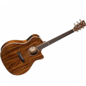 Violão Cort GA-5 F Koa Natural Aço com Pré Fishman Presys