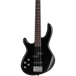 Contrabaixo Cort Action Bass Plus LH BK 4 Cordas Canhoto