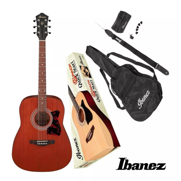 Kit Violao Ibanez V54NJP OPN Bag/Correia/Afinador/Palhetas