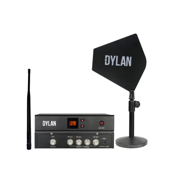 Distribuidor De Antenas Dylan Da-400 para in-ear 4 canais + 2 antenas