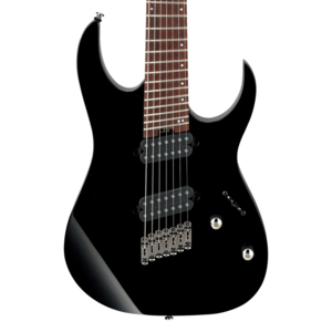 Guitarra 7 Cordas Ibanez RGMS7-BK Multi-Escala