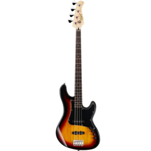 Contrabaixo Cort GB 34 JJ 3TS Ativo 4 Cordas Sunburst