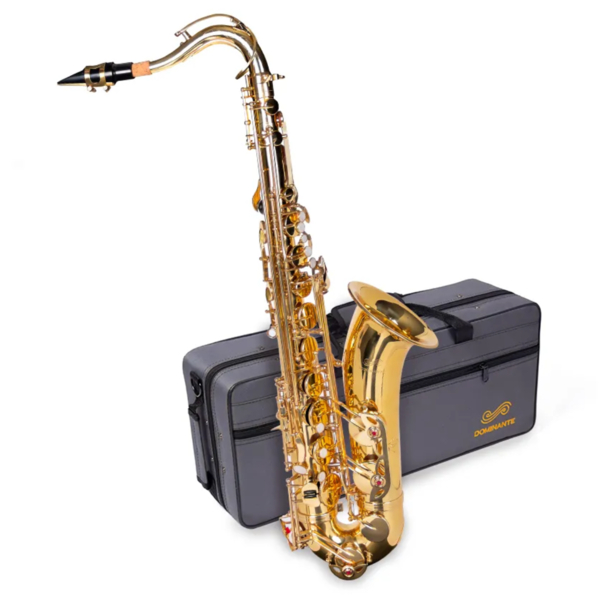 Saxofone Tenor Bb Dominante Dourado