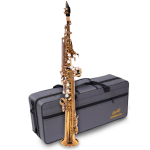 Saxofone Soprano Dominante Bb Dourado