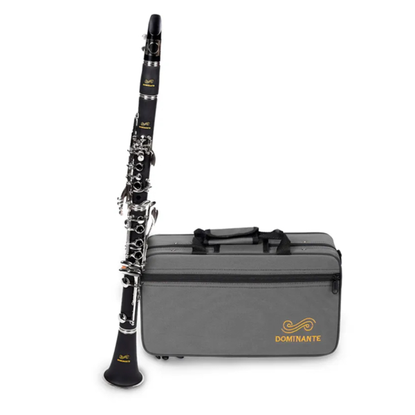 Clarinete Dominante Bb Baquelite Chaves Prateadas