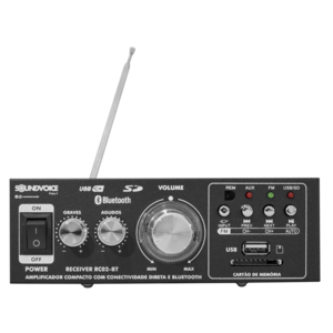 Amplificador Soundvoice Rc 02 bt Bt/Fm/Usb/Sd 60wrms