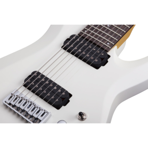 Guitarra Schecter C-8 Deluxe Satin White 8 cordas #441