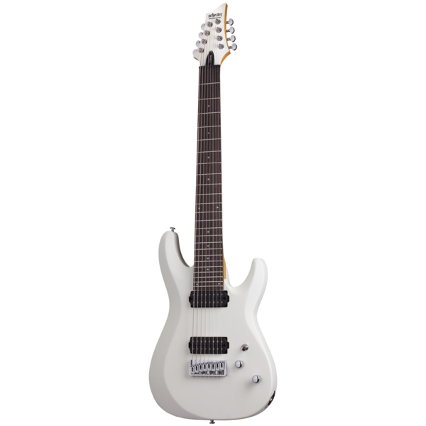 Guitarra Schecter C-8 Deluxe Satin White 8 cordas #441