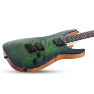 Guitarra Schecter C-7 Pro Aqua Burst 7 Cordas #3638