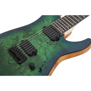 Guitarra Schecter C-7 Pro Aqua Burst 7 Cordas #3638