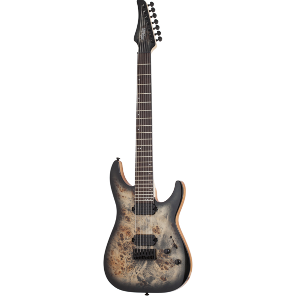 Guitarra Schecter C-7 PRO Charcoal Burst CB 7C #3637