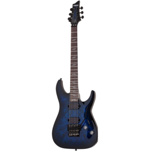 Guitarra Schecter Omen Elite-6 FR See Thru Blue Burst #2455