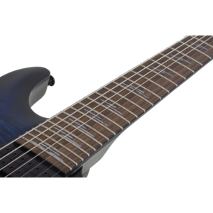 Guitarra Schecter Omen Elite-7 See Thru Blue Burst 7C #2458