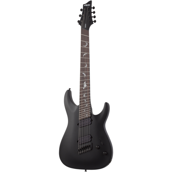 Guitarra Schecter Damien-7 Multiscale Black Satin BKS #2476