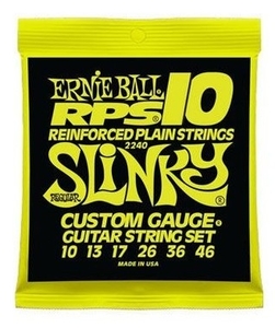 Encordoamento Guitarra Ernie Ball 010 046 2240 Regular Slinky