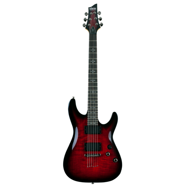 Guitarra Schecter Demon-6 Crimson Red Burst CRB #3680