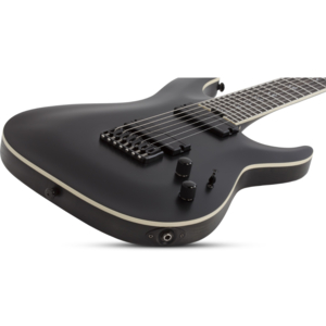 Guitarra Schecter C-7 SLS Elite Evil Twin Satin Black SBL #1349