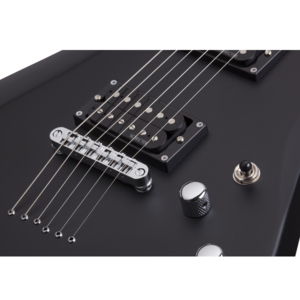 Guitarra Schecter C-6 Deluxe LH Satin Black SBK #433 