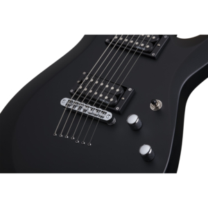 Guitarra Schecter C-7 Deluxe Satin Black 7 Cordas #437