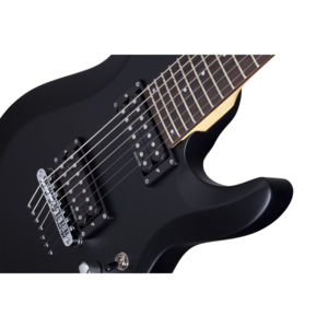 Guitarra Schecter C-7 Deluxe Satin Black 7 Cordas #437