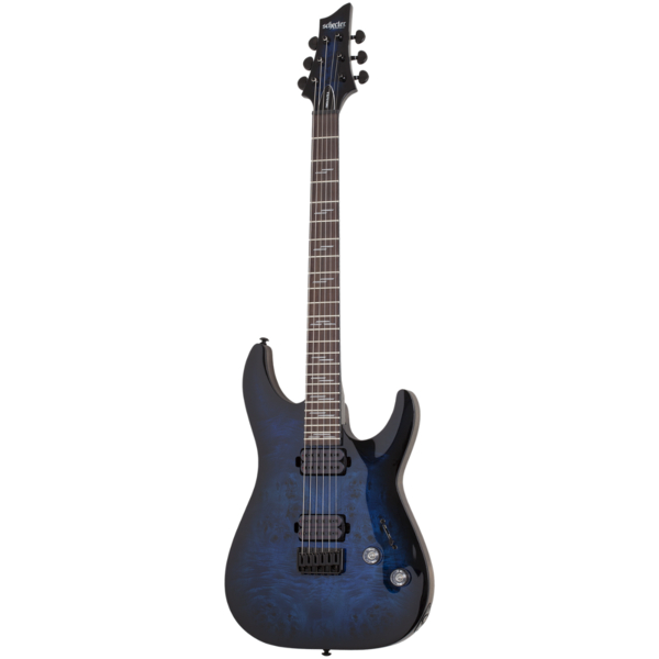 Guitarra Schecter Omen Elite-6 See Thru Blue Burst STBB #2452