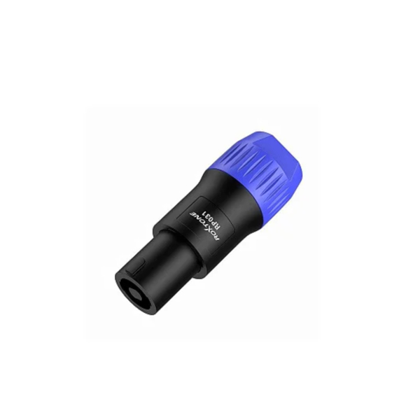 Conector Roxtone RP031 Speakon Linha 4 Vias Trava Metal