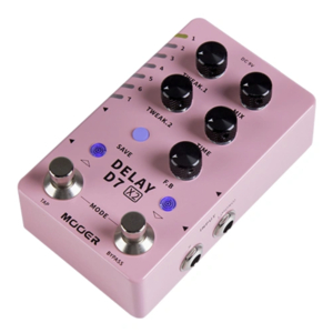 Pedal Mooer D7 X2 Delay Dual Footswitch Stereo