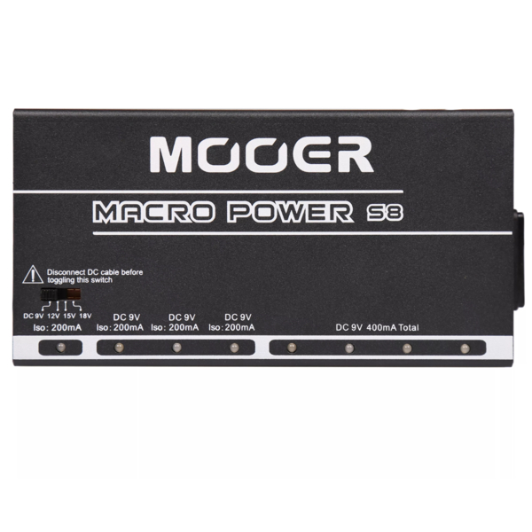 Fonte Mooer Pedal Macro Power S8