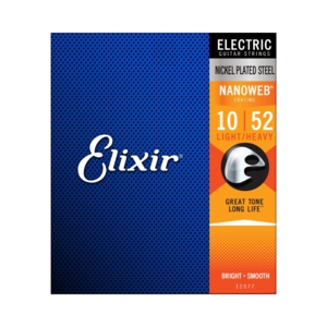 Encordoamento Guitarra Elixir 010 052 12077 Anti Rust 