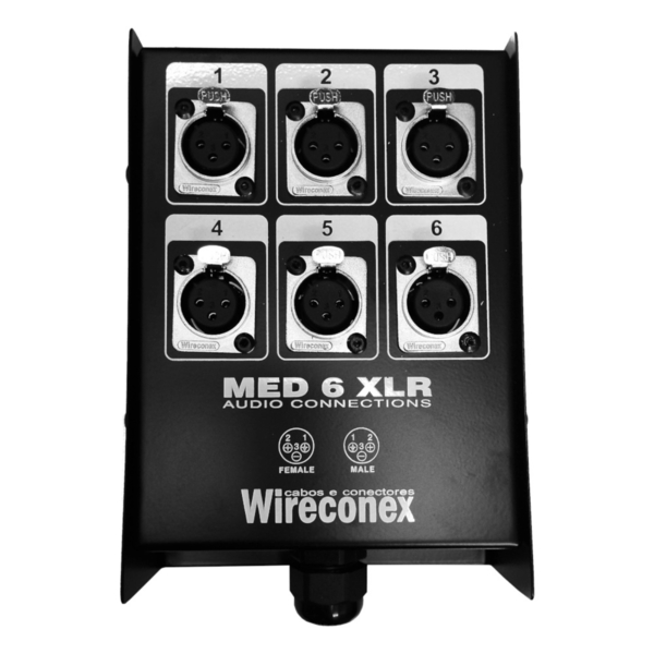 Medusa Wireconex 06 Vias MED02 06 1SNCC Com Conectores