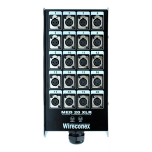 Medusa Wireconex 20 Vias MED02 20 1SNCC Com Conectores