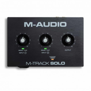 Interface De Áudio M-Audio M-Track Solo 2 entradas