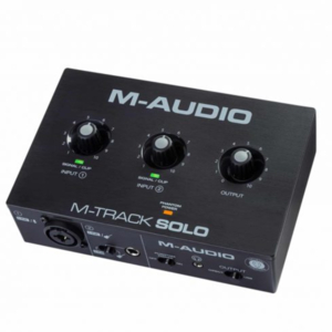 Interface De Áudio M-Audio M-Track Solo 2 entradas